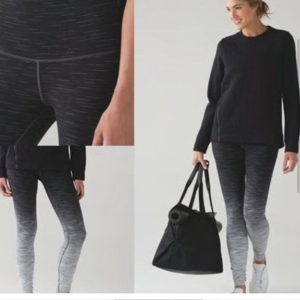 LULULEMON Wunder Under hi rise space dyed ombré leggings size 2